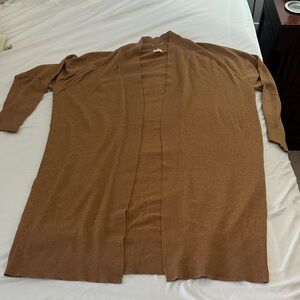 a new day Tan Open Front long Cardigan XL